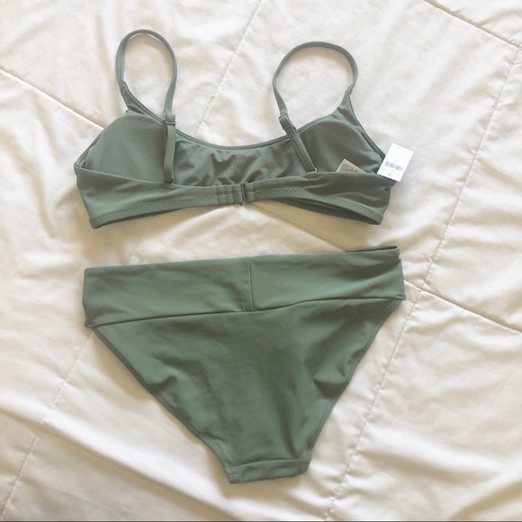 ***SOLD***NWT Aerie Army Green Bikini Set - Picture 5 of 5